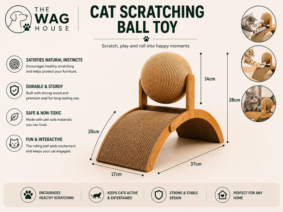 Cat Scratching Ball Toy