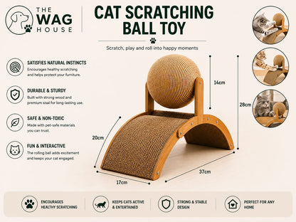 Cat Scratching Ball Toy