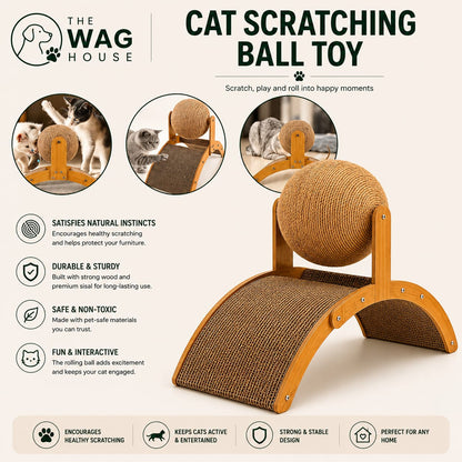 Cat Scratching Ball Toy