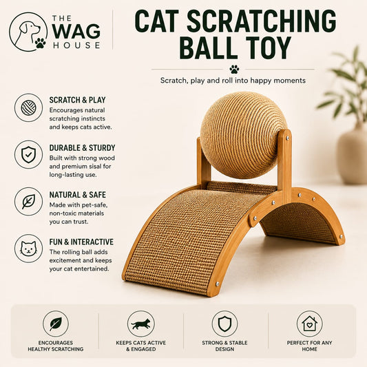 Cat Scratching Ball Toy