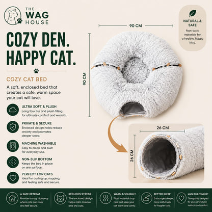 Cat Tunnel Bed