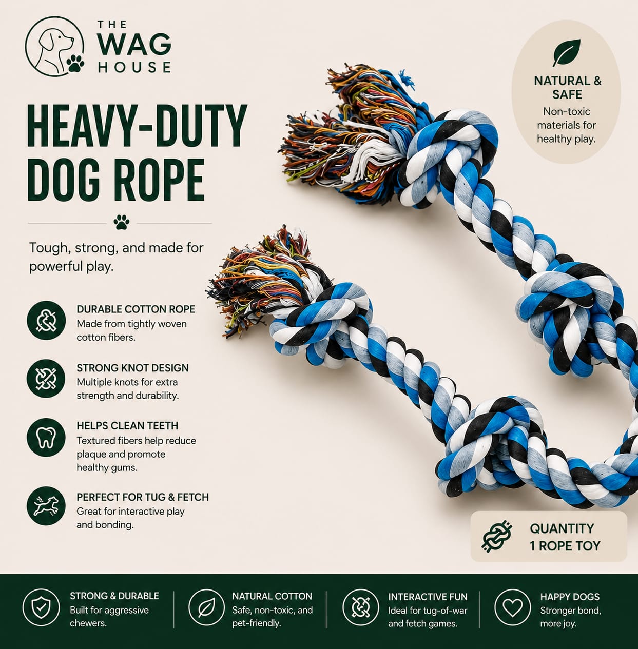 Heavy-Duty Dog Rope