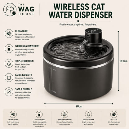 Wireless Cat Water Dispenser