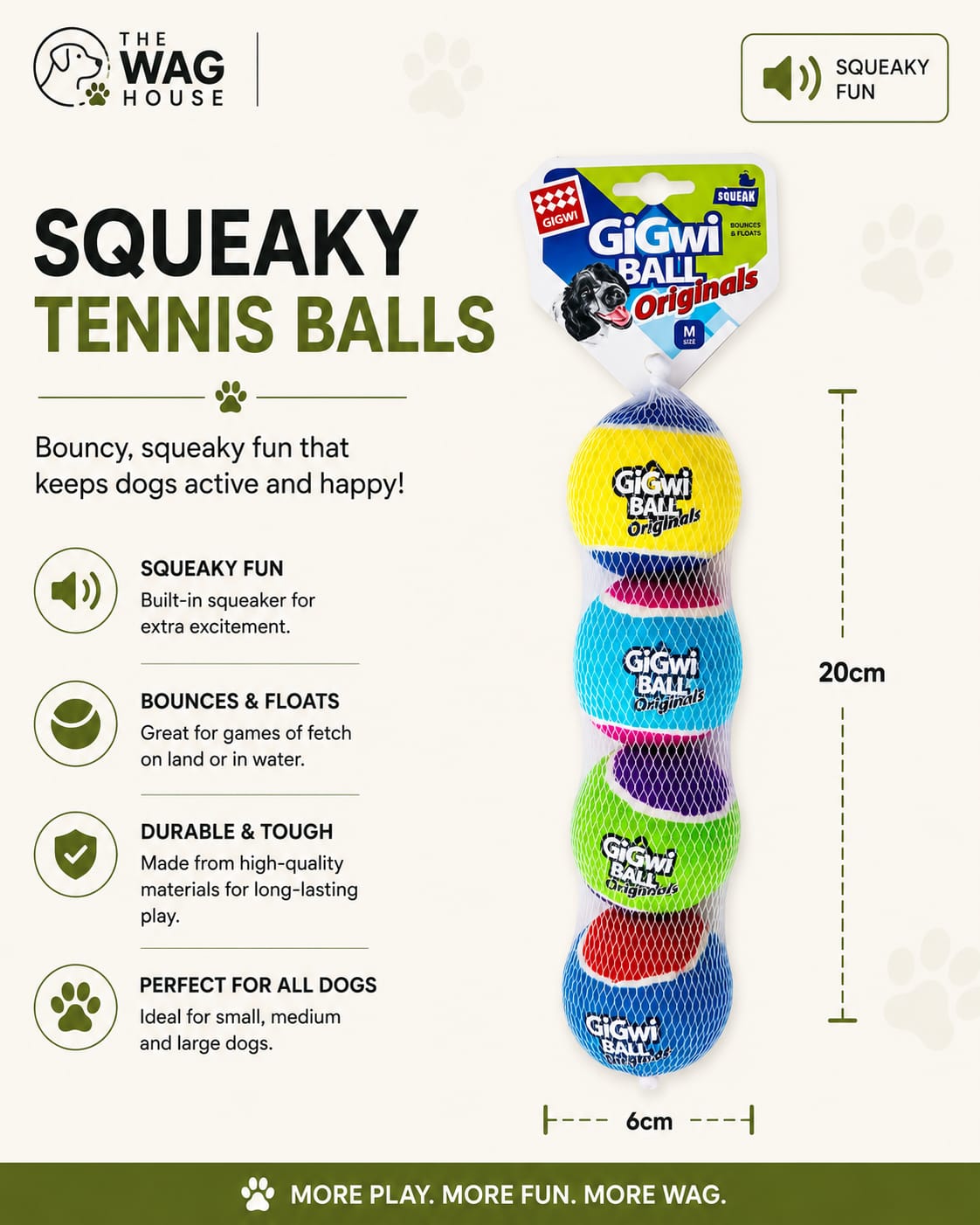 Squeaky Tennis Balls