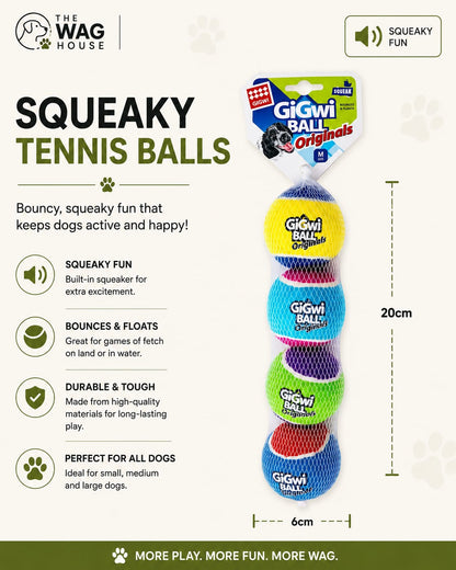 Squeaky Tennis Balls