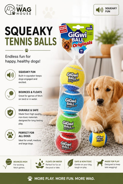 Squeaky Tennis Balls